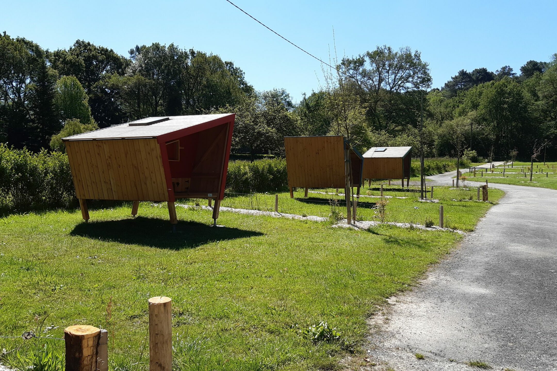 cabanes étape - camping l'île aux pies - Redon