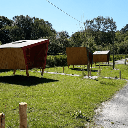 cabanes étape camping - l'île aux pies - Redon